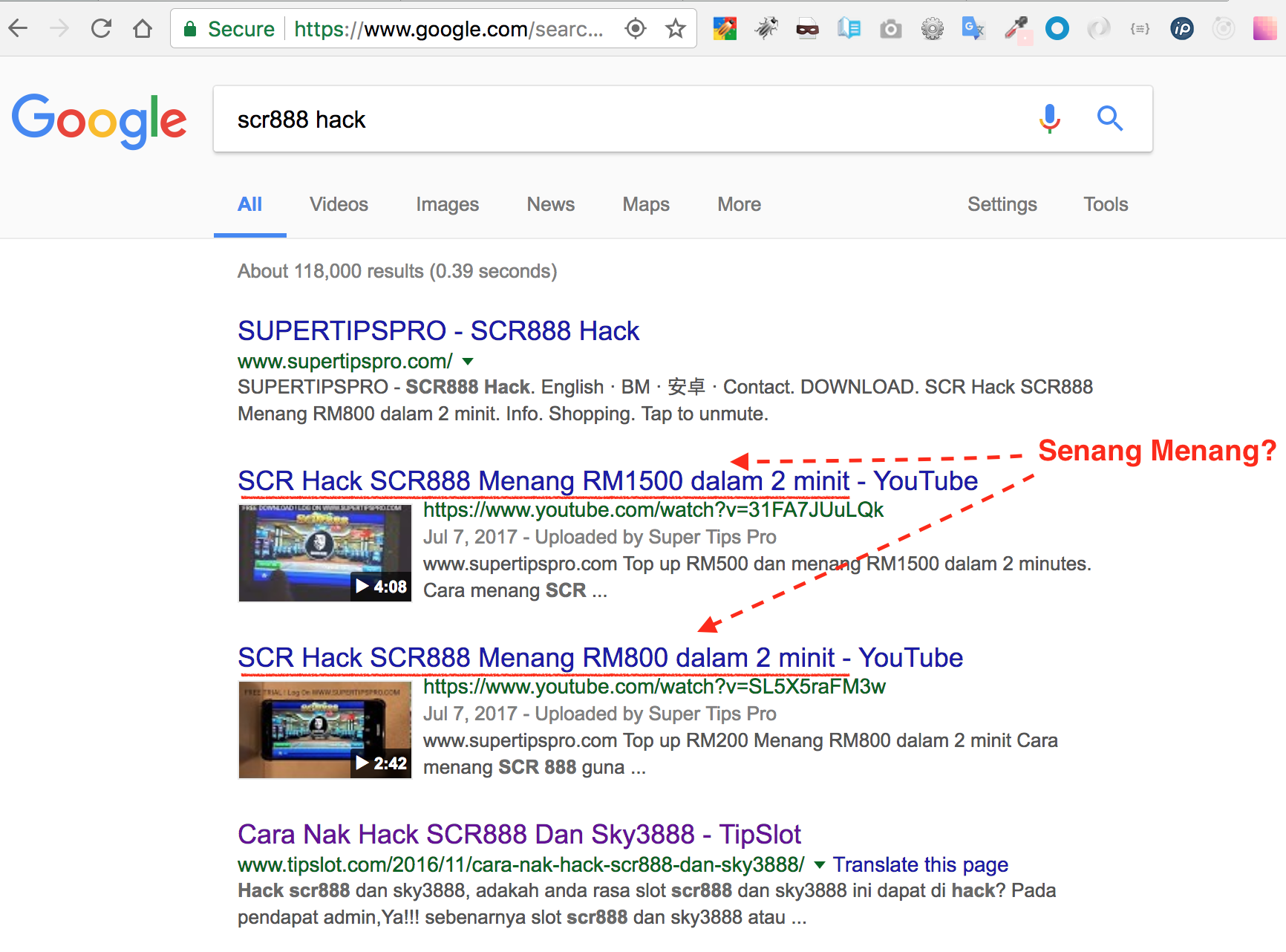 scr888 senang menang