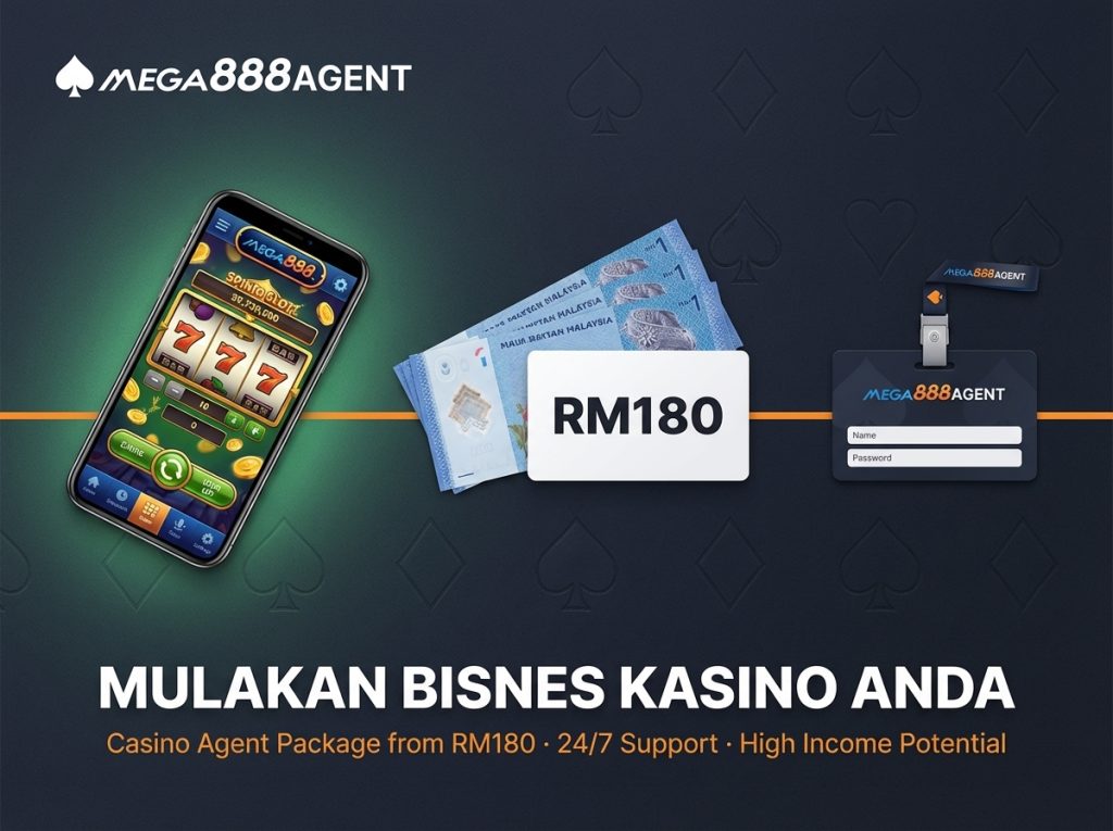 Mega888 Agent RM180 Package only